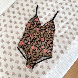 🌸 SPELL 🌸 Etienne Bodysuit SMALL Noir